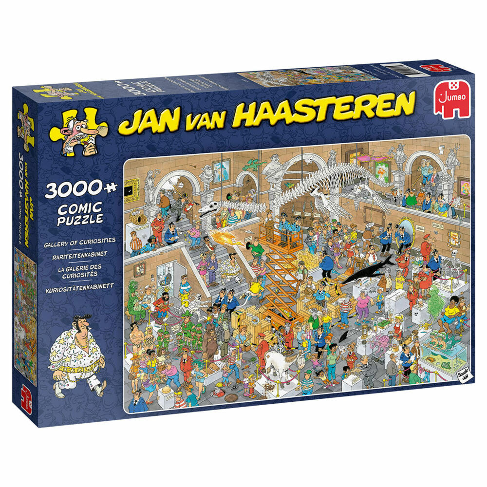 Jumbo Spiele Jan van Haasteren - Kuriositätenkabinett, Puzzle, Erwachsenenpuzzle, Puzzlespiel, 3000 Teile, 20031