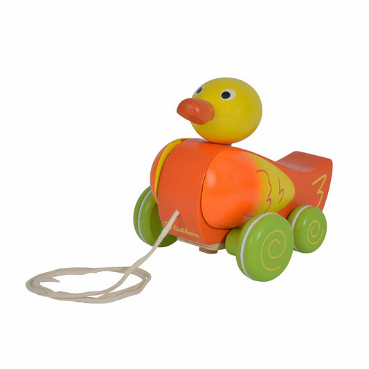 Eichhorn Nachziehtier, Ente, Holztier, Spielzeug, Nachziehspielzeug, Holz, Spielen, Laufen, Klappern, Koordination, 100002423