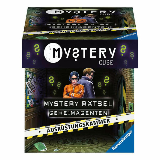 Ravensburger Mystery Cube Das Agentenausrüstungslager, Escape Rätsel, Gesellschaftsspiel, ab 10 Jahren, 20228