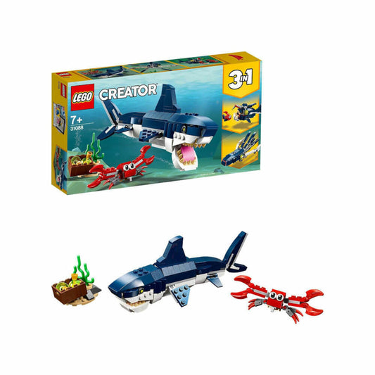 LEGO Creator Deep Sea Creatures, 230 pcs, 3 in 1 set, building blocks, construction toy, ages 7 and up, 31088
