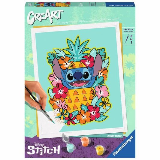 Ravensburger CreArt Disney Stitch, Malen nach Zahlen, Malset, Malvorlage, Malen, 23933