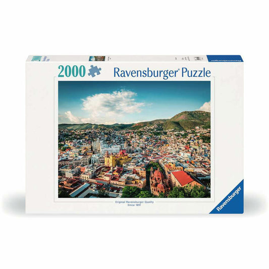 Ravensburger Puzzle Kolonialstadt Guanajuato in Mexiko, Erwachsenenpuzzle, 2000 Teile, ab 14 Jahren, 17442