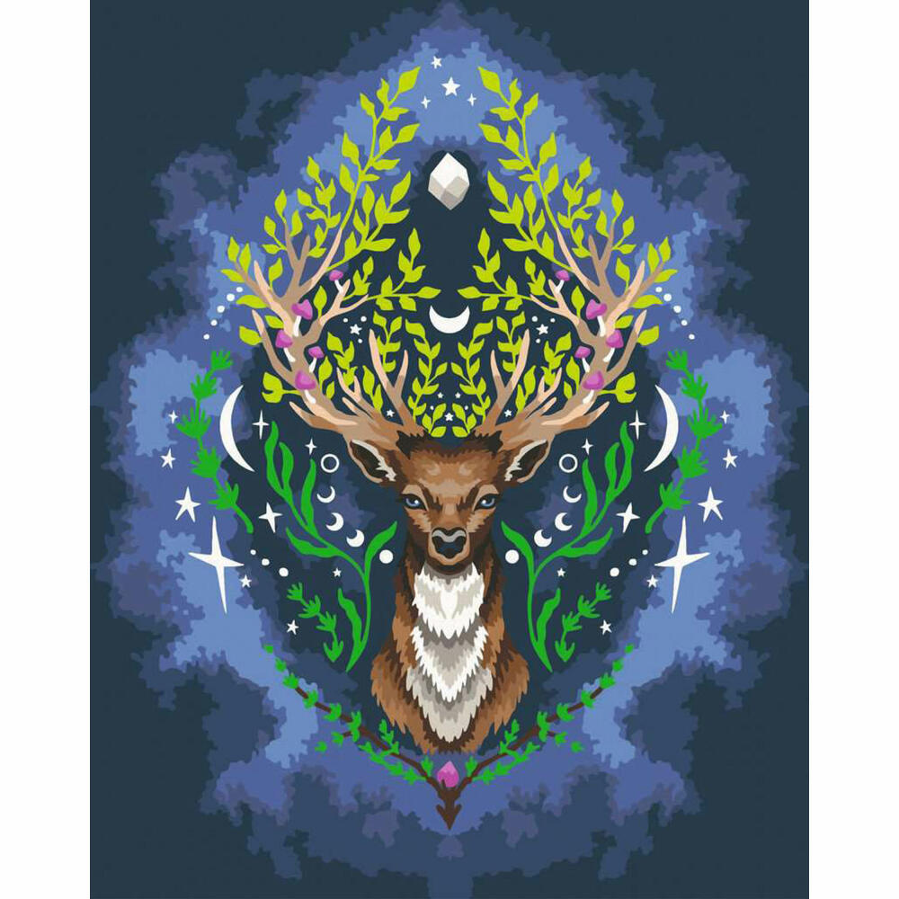 Ravensburger CreArt Pixie Cold: Mystic Deer, Malen nach Zahlen, Malset, Malvorlage, Malen, 23640