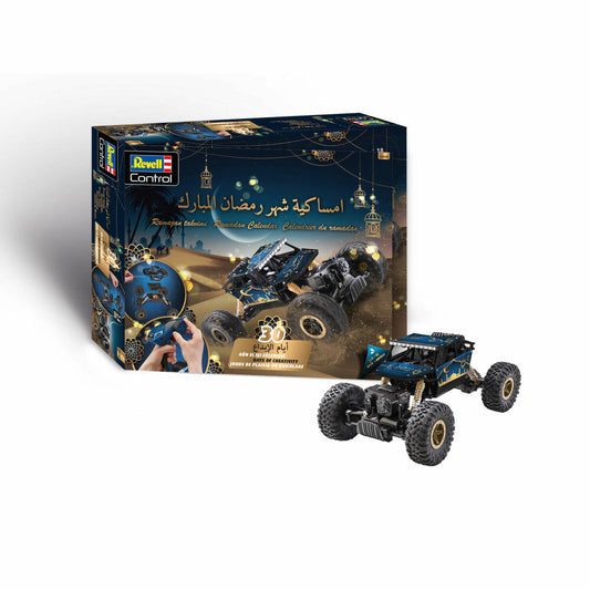 Revell Control Ramadan Calendar RC Crawler, remote-controlled vehicle to build yourself, from 8 years, 01048