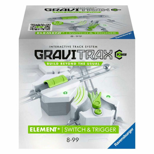 Ravensburger GraviTrax POWER Element Switch & Trigger, Erweiterung, Ergänzung, Kugelbahn, Zubehör, 26214