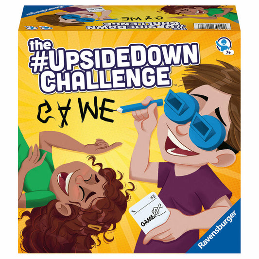 Ravensburger The #UpsideDownChallenge Game, Partyspiel, Spaßspiel, Kinderspiel, Actionspiel, 20672