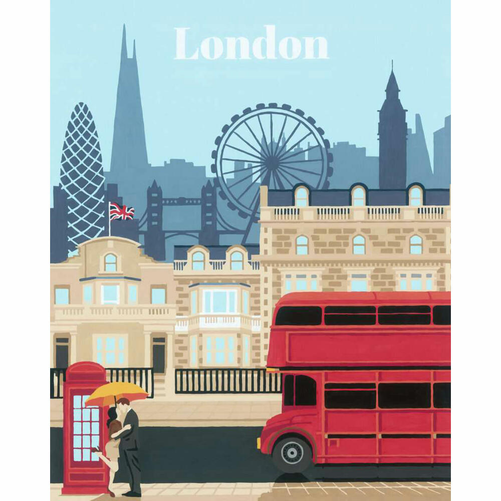 Ravensburger Malen nach Zahlen Colorful London, Malset, Malvorlage, Malen, 23525