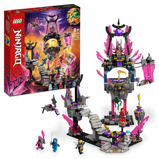 LEGO Ninjago The Temple of the Crystal King, 703 pcs., building set, construction set, building blocks, toy, ages 8 and up, 71771