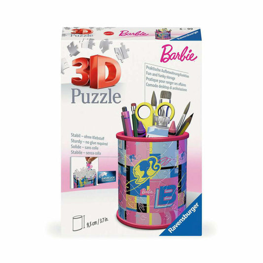 Ravensburger Utensilo Barbie, 54 pieces, 3D puzzle, pencil holder, organizer, from 6 years, 11585