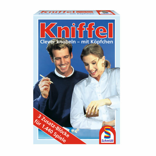Schmidt Spiele Kniffel Blocks, Kniffel Game, Family Game, Board Game, 2 to 8 Players, 49039