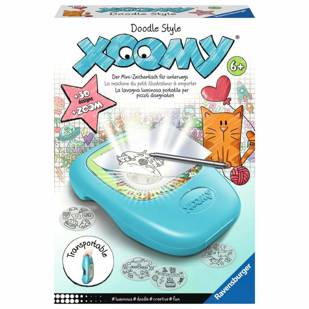 Ravensburger Xoomy Midi Doodle Style, Malset, Mal Set, Malen, Zeichentisch, Zeichenkoffer, 23532