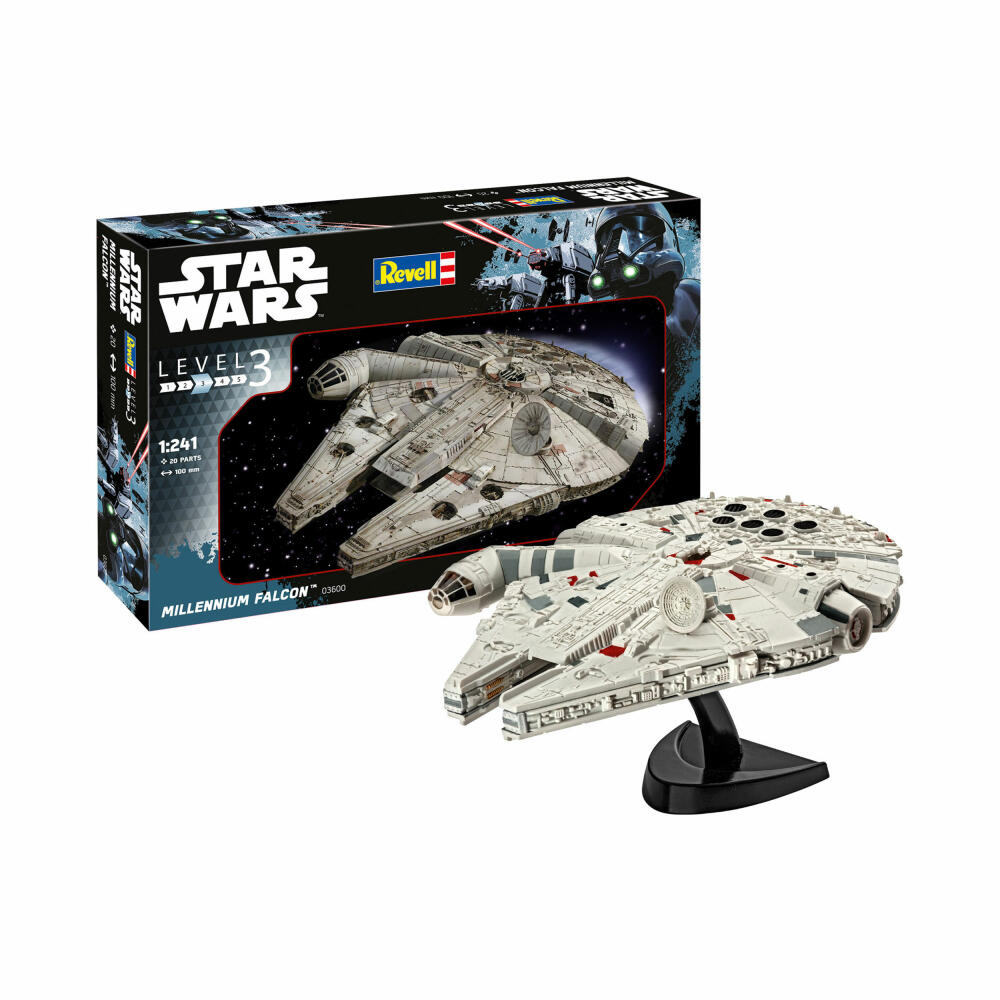 Revell Modellbausatz Star Wars Millennium Falcon, Raumschiff, 20 Teile, 03600