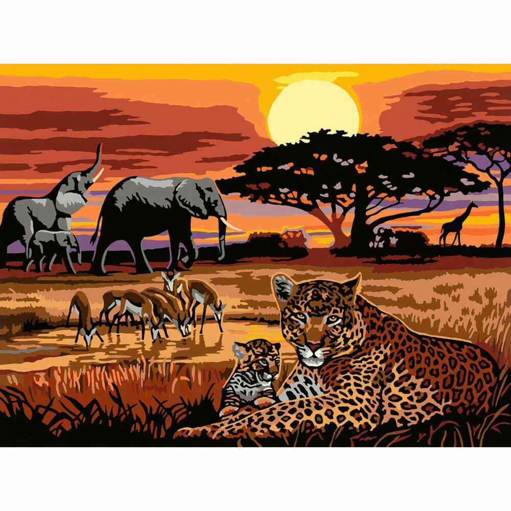 Ravensburger CreArt Savannah Landscapes, Malen nach Zahlen, Malset, Malvorlage, 23548