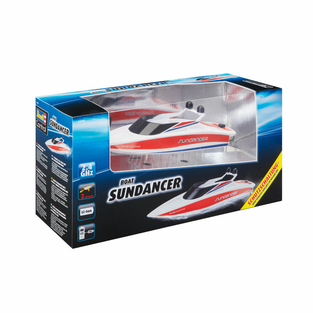 Revell Control Boat Sundancer, ferngesteuertes Boot, Yacht, 2.4 GHz, ab 8 Jahren, 24137
