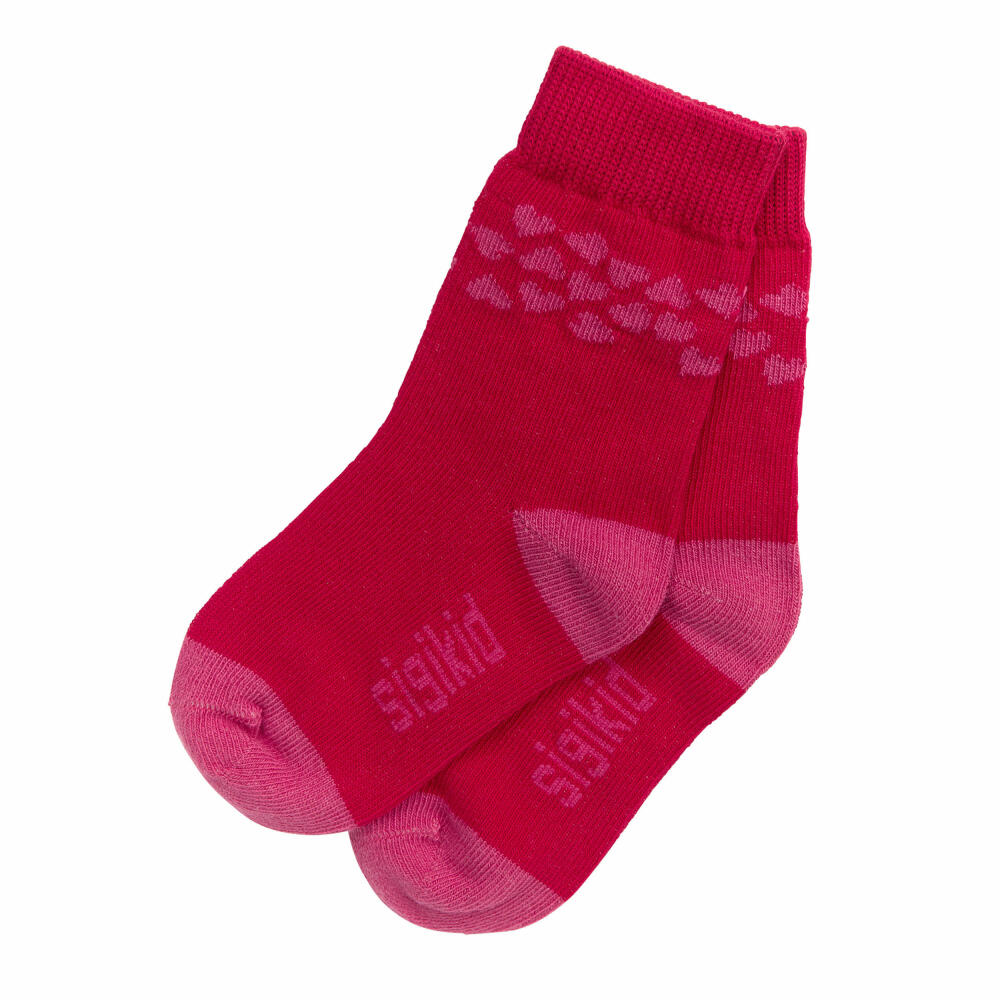 sigikid Schnuggi Socken, Babysocken, Babystrümpfe, Baby Strümpfe, Baumwolle, Pink, Größe 16 - 18, 39462