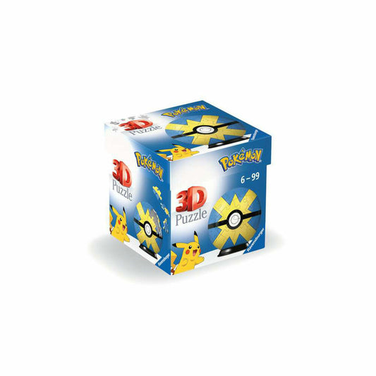 Ravensburger Puzzle Ball Pokémon Flottball, 54 pieces, 3D puzzle, puzzle ball, from 6 years, 11580
