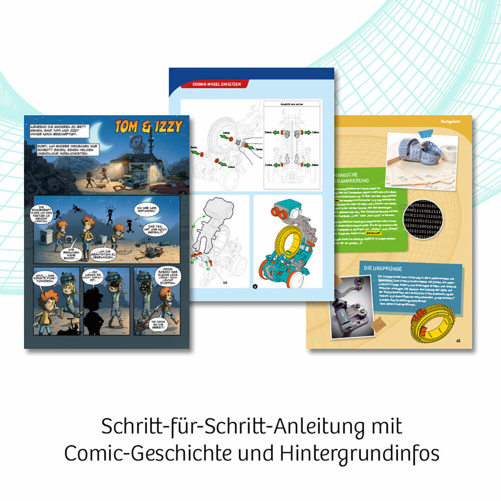 KOSMOS Codix - Dein Mechanischer Coding Roboter, Coding Roboter, Programmierspiel, Programmieren Lernen, Spiel, ab 8 Jahren, 620646