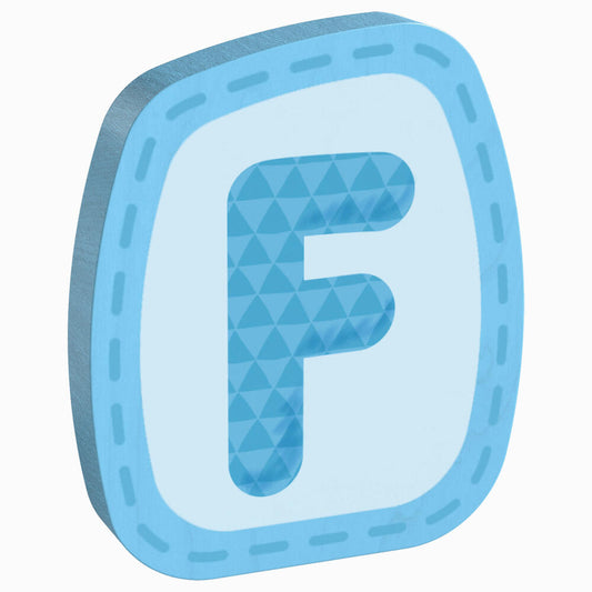 HABA wooden letter F, letters, door sign, wall, decoration, children's room, child, baby, 302451