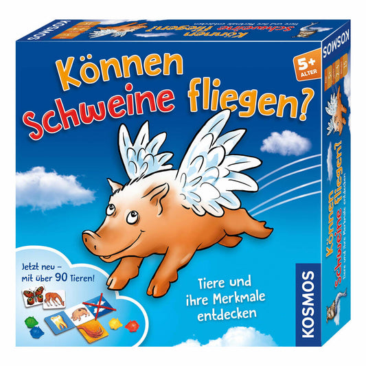 KOSMOS Können Schweine Fliegen Jubiläumsedition, Brettspiel, Kinderspiel, Lernspiel, ab 5 Jahren, 697952