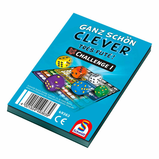 Schmidt Spiele Familienspiel Ganz Schön Clever Challenge 1, Spezialblock, Ersatzblock, Ersatz Block für Würfelspiel, 46363