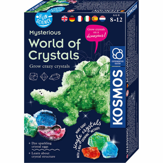 KOSMOS Fun Science Mysterious Crystal World / World of Crystals, Experiments, Multilingual, 616571