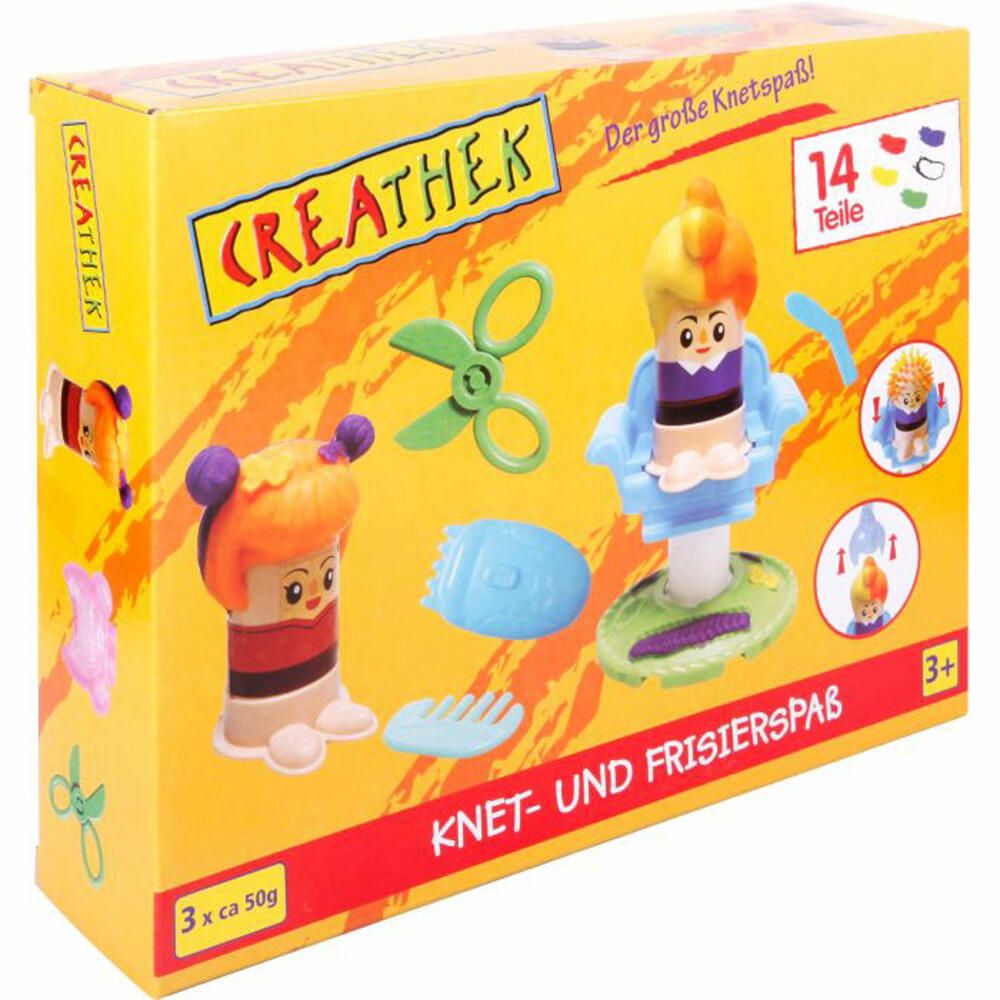 Creathek modeling and hairdressing fun, 14 pieces