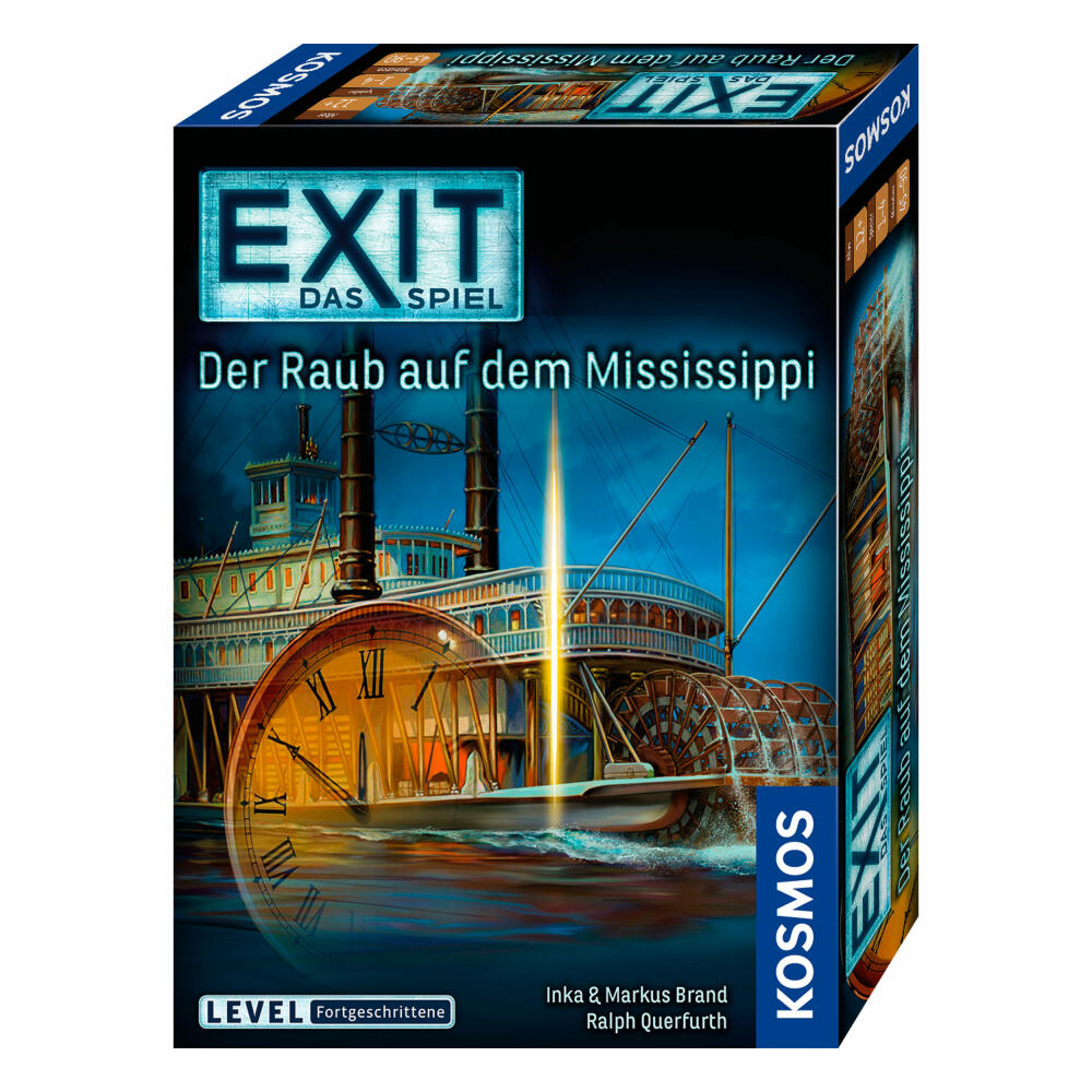 KOSMOS EXIT das Spiel - Der Raub auf dem Mississippi, Escape Room Spiel, Abenteuerspiel, Gesellschaftsspiel, 691721