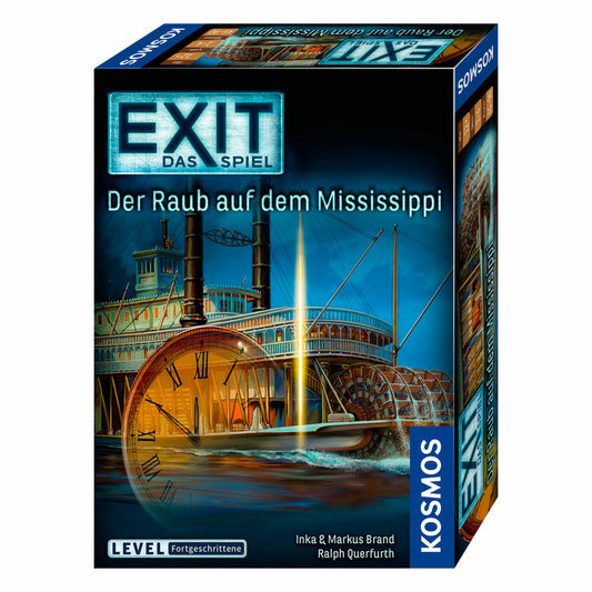 KOSMOS EXIT das Spiel - Der Raub auf dem Mississippi, Escape Room Spiel, Abenteuerspiel, Gesellschaftsspiel, 691721