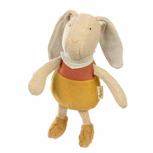 sigikid Green cuddly toy rabbit, plush toy, stuffed toy, cotton, 29 cm, 39737