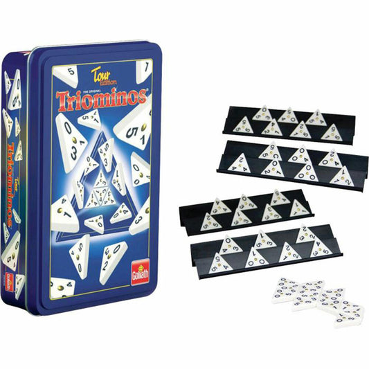 Goliath Triominos Tour Edition, board game, family game, ages 6 and up, 360632