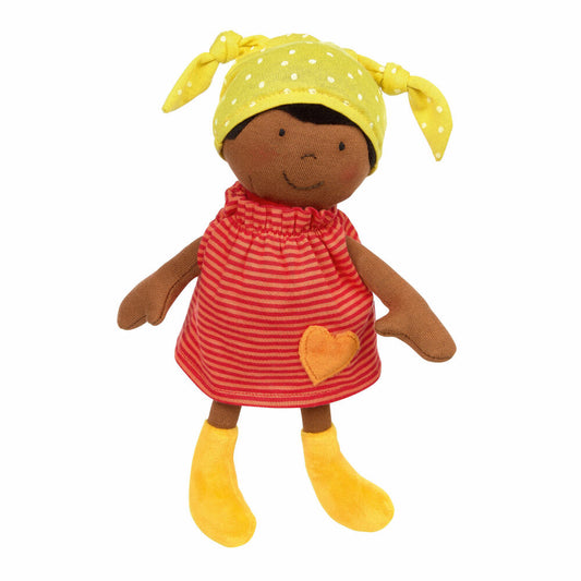 sigikid Brenda Bilipup Doll, Cloth Doll, Cuddly Doll, Children's Toy, Red, 39650