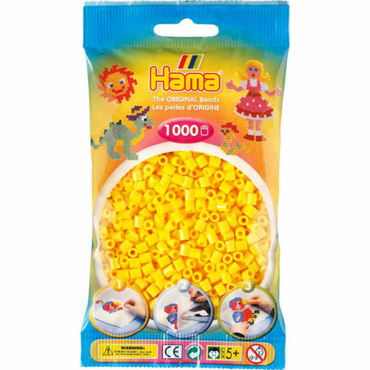 Hama Bügelperlen Perlen, gelb, 1.000 Stück