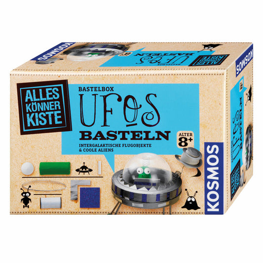 KOSMOS All-rounder box for making UFOs, experiment box, craft box, making flying objects and aliens, from 8 years, 604127