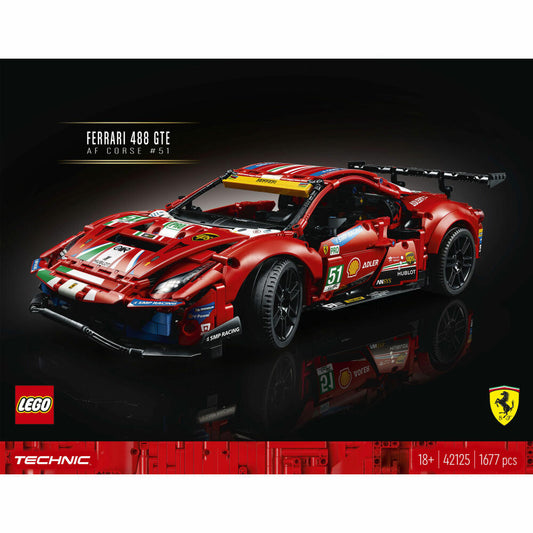 LEGO Technic 42125 Ferrari 488 GTE AF Corse 51
