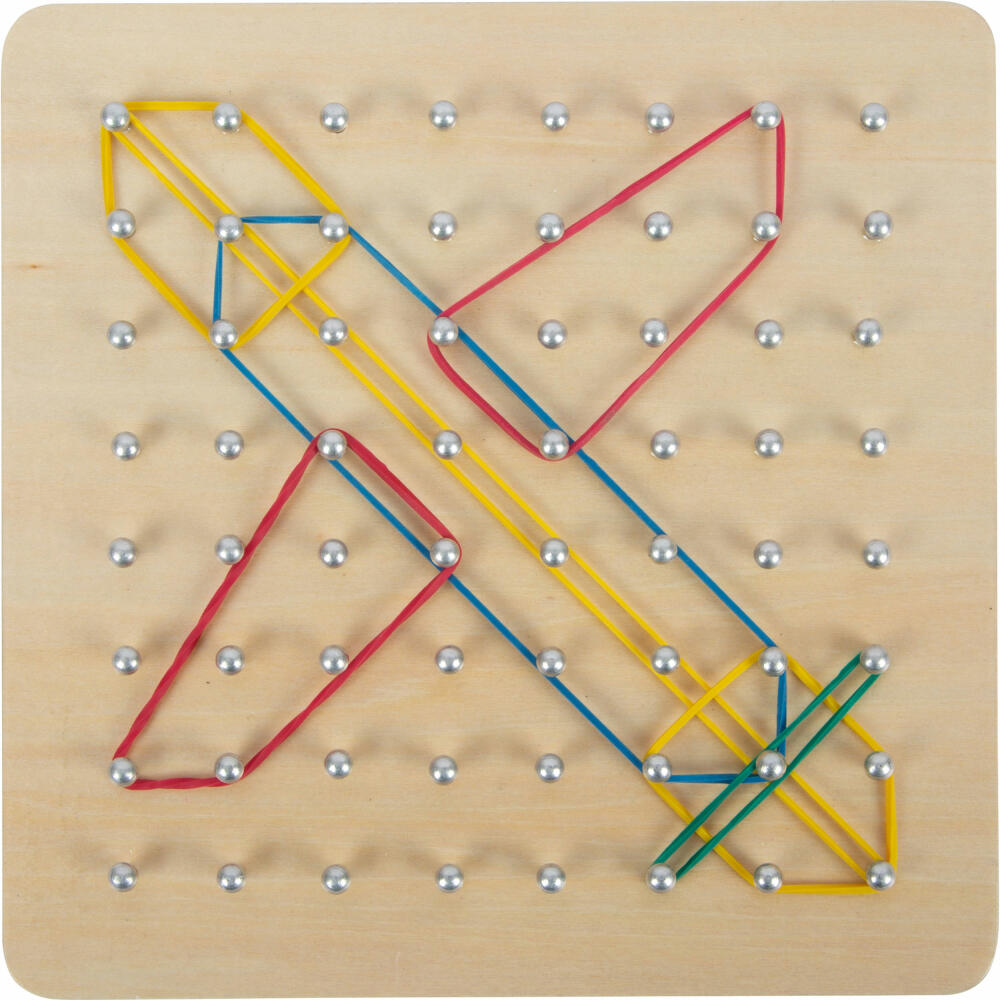 Legler small foot Geoboard, Kreativspielzeug, Geometrie, Spielzeug, Lernspielzeug, Holz, 11977