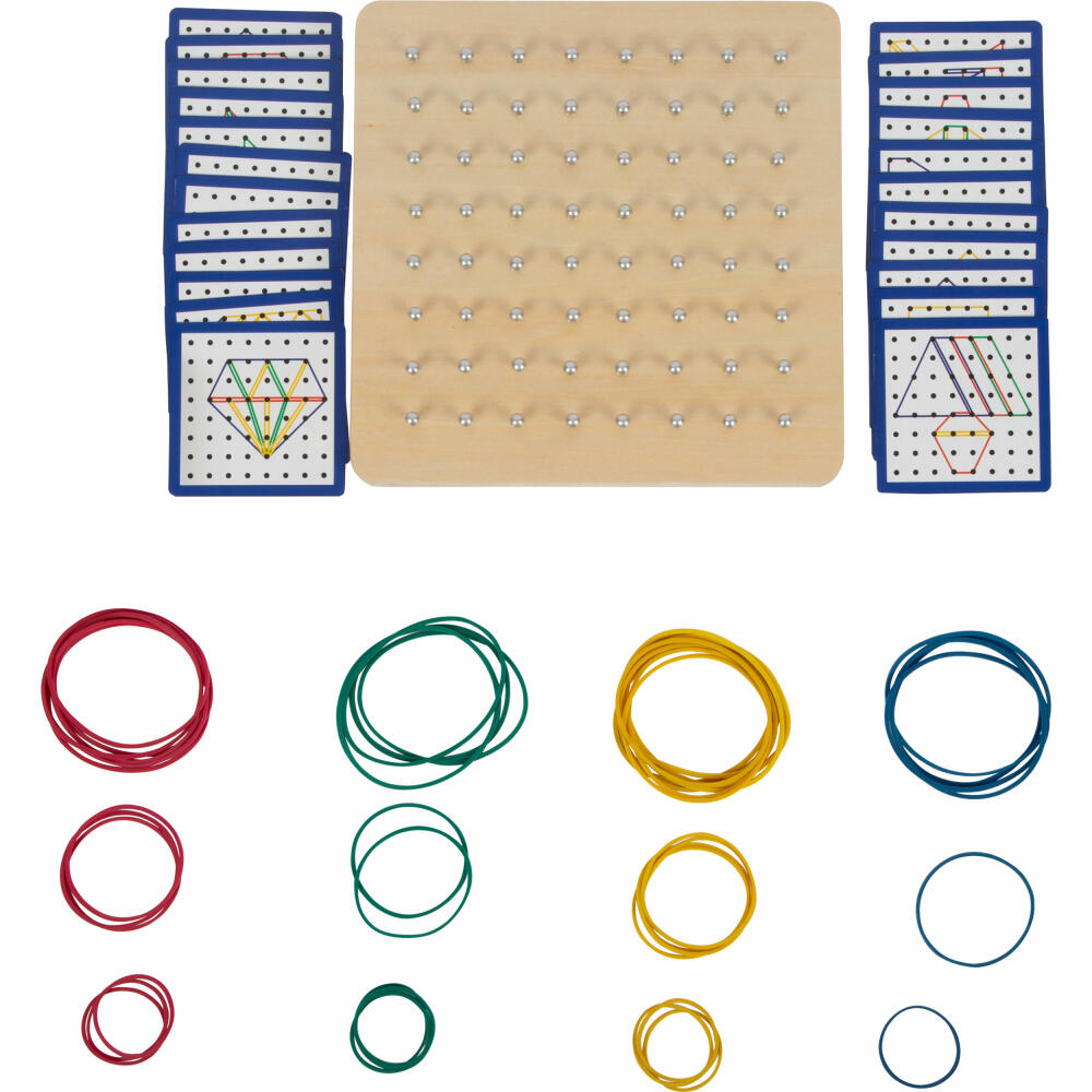 Legler small foot Geoboard, Kreativspielzeug, Geometrie, Spielzeug, Lernspielzeug, Holz, 11977
