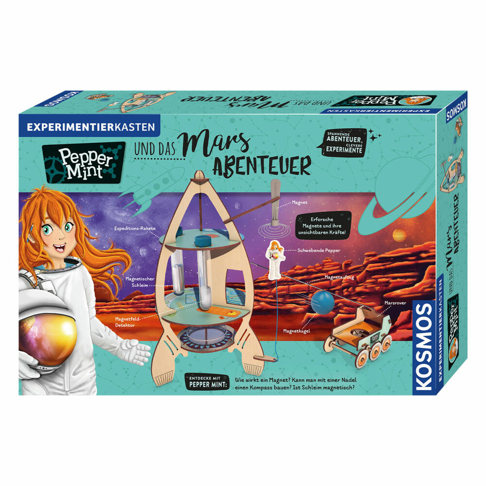 KOSMOS Pepper Mint und das Mars-Abenteuer, Experimentierkasten, Spiele, ab 7J, 606077