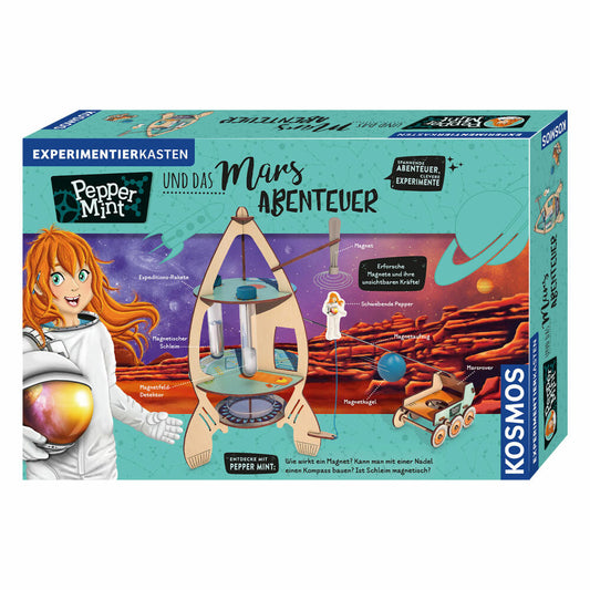 KOSMOS Pepper Mint und das Mars-Abenteuer, Experimentierkasten, Spiele, ab 7J, 606077