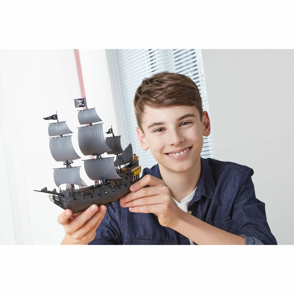 Revell Modellbausatz Black Pearl, Schiff, Easy Click System, ohne Kleben, 112 Teile, ab 10 Jahren, 05499