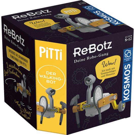 KOSMOS ReBotz - Pitti der Walking-Bot, Roboter, Experimentierkasten, Bots, Spielzeug, 602581