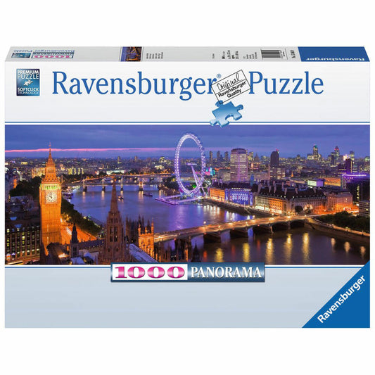 Ravensburger Puzzle London at Night, Adult Puzzle, Premium Puzzle, Panorama Puzzle, Panorama, 1000 Pieces, 15064 9