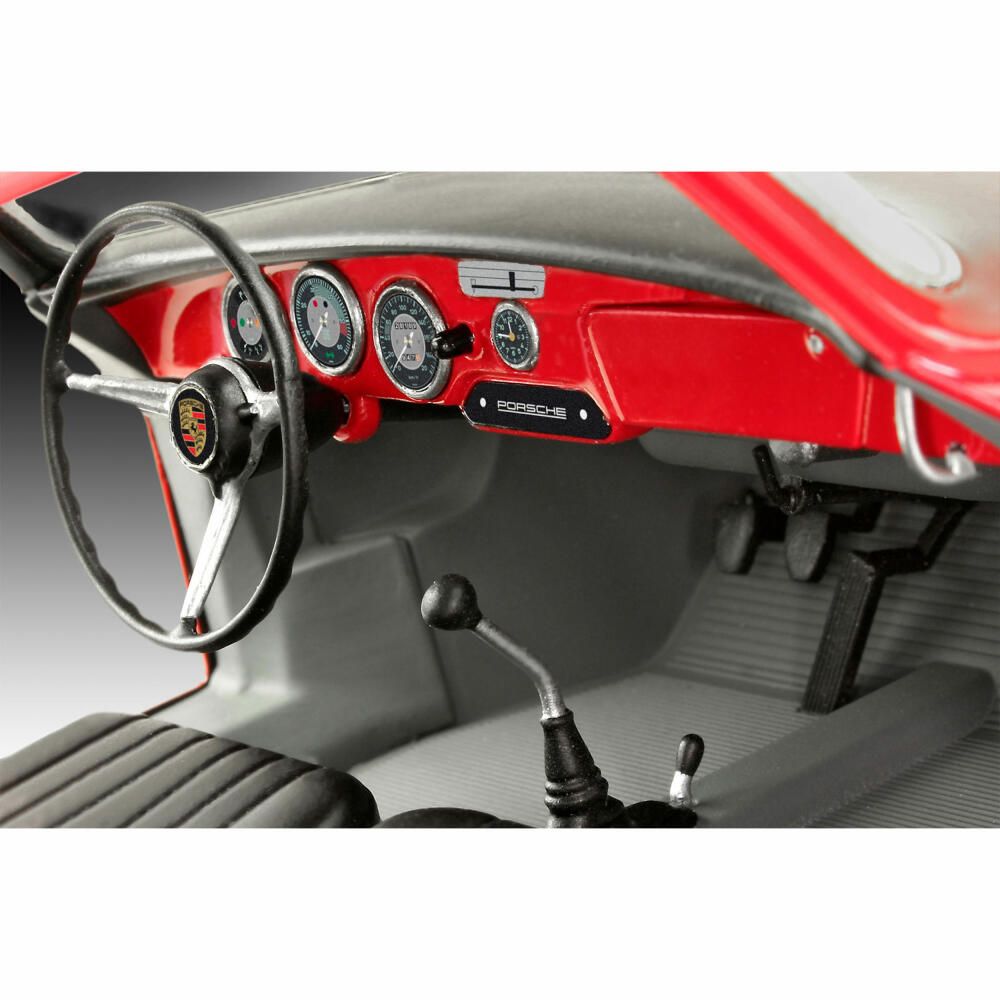 Revell Modellbausatz Porsche 356 B Coupé, Sportwagen, Easy-Click-System, ohne Kleben, 127 Teile, ab 10 Jahren, 07679