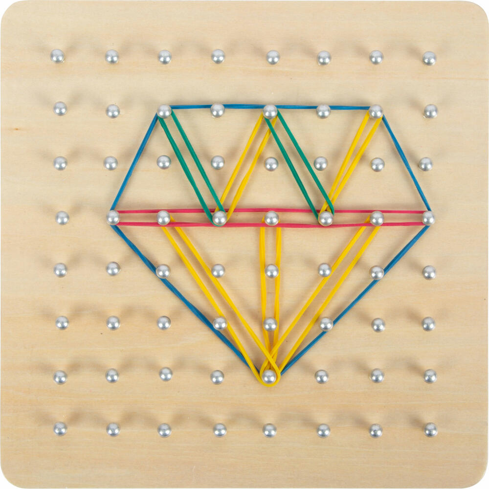 Legler small foot Geoboard, Kreativspielzeug, Geometrie, Spielzeug, Lernspielzeug, Holz, 11977