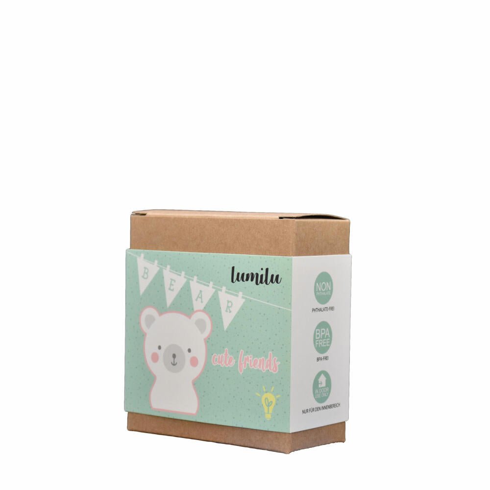 reer lumilu Cute Friends Bär, Nachtlicht, Schlummerlicht, Beruhigungslicht, LED, Timer, 52310