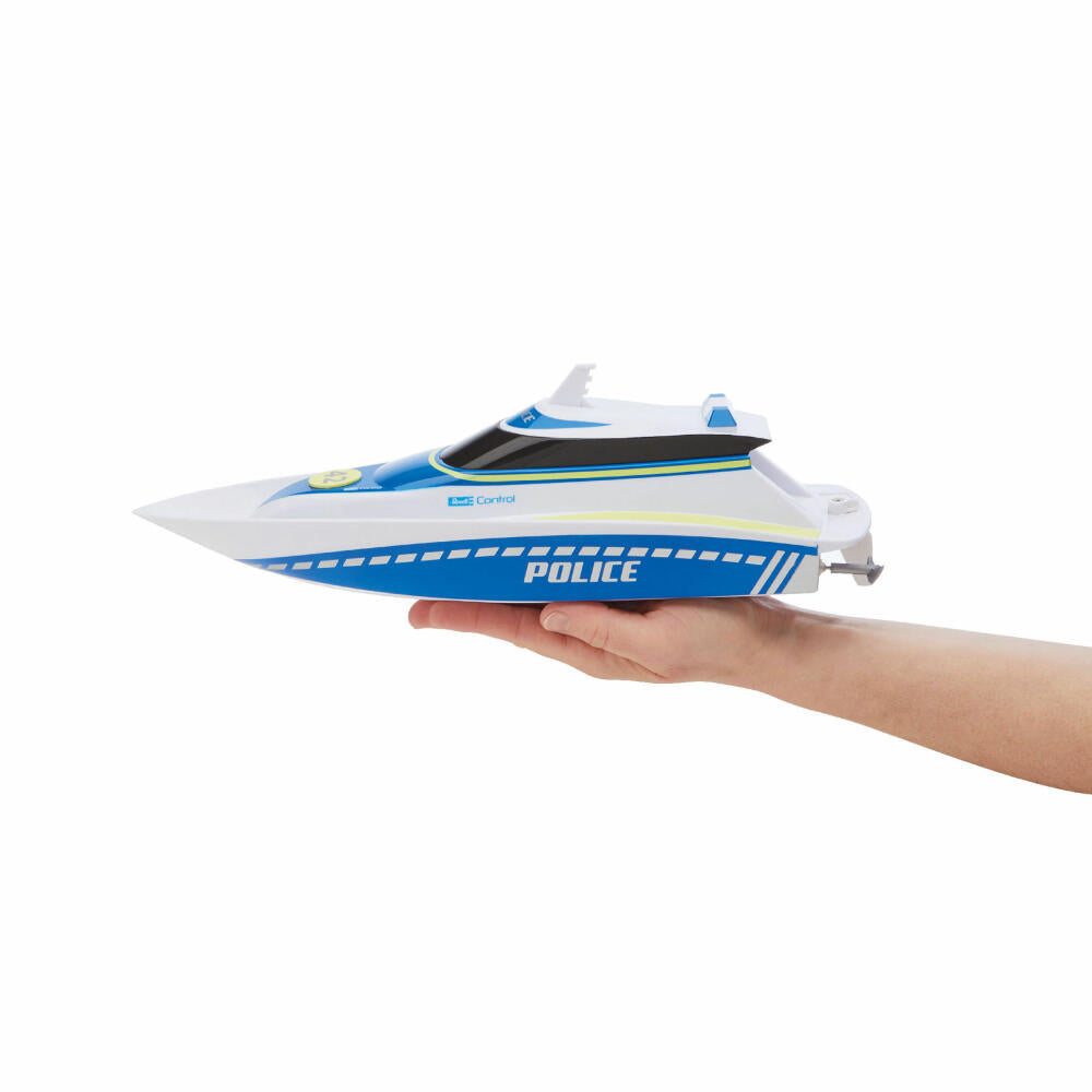 Revell Control Boat Police, ferngesteuertes Boot, Polizei, 2.4 GHz, ab 8 Jahren, 24138