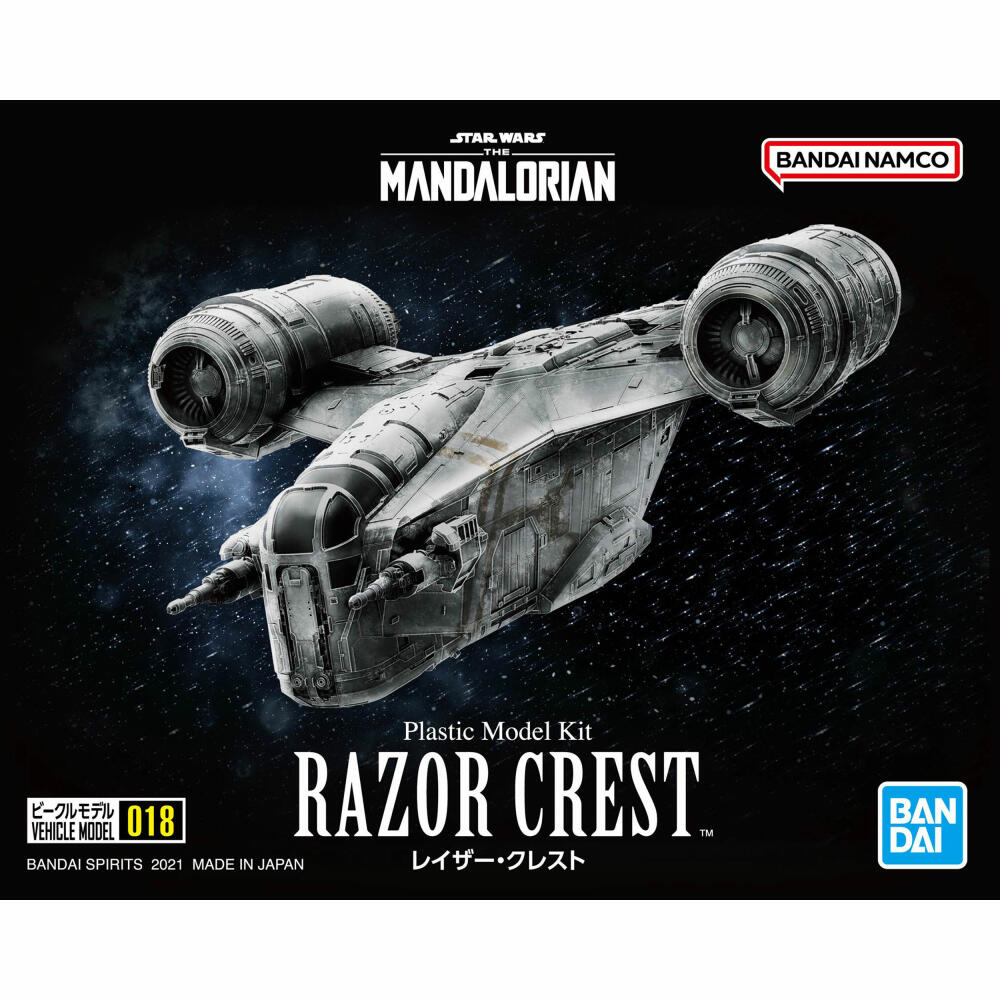 Revell Modellbausatz Bandai Star Wars Razor Crest, Raumschiff, Mandalorian, 23 Teile, 01213