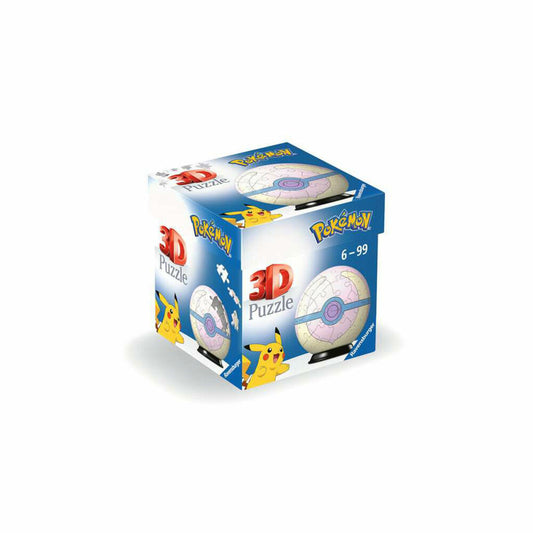 Ravensburger Puzzle Ball Pokémon Healing Ball, 54 pieces, 3D puzzle, puzzle ball, from 6 years, 11582