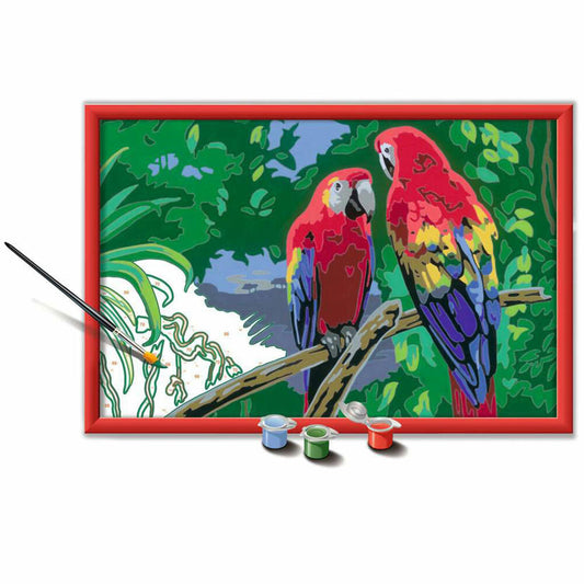 Ravensburger Malen nach Zahlen Bunte Papageien, Malset, Malvorlage, Malen, 23770