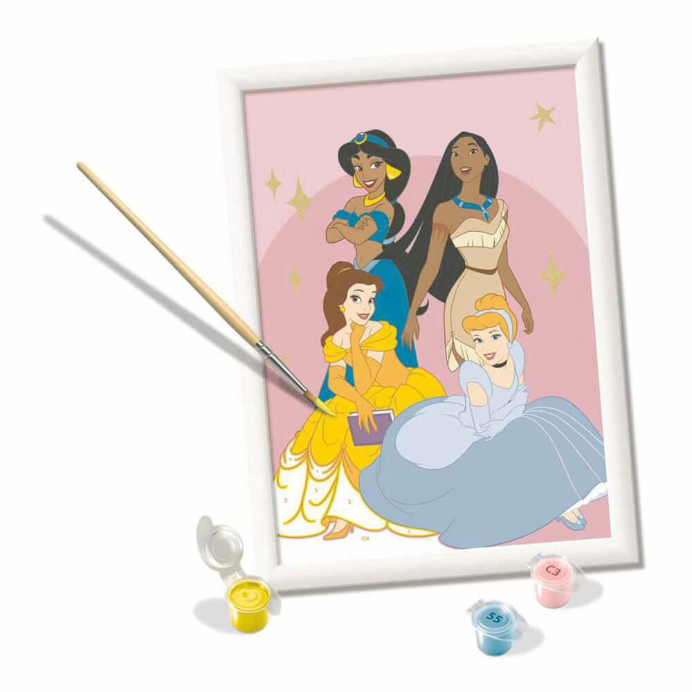 Ravensburger Malen nach Zahlen Disney Prinzessinnen, Malset, Malvorlage, Malen, 23766
