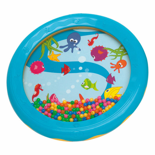 Voggenreiter Musik Für Kleine Meerestrommel, Trommel, Musikinstrument, Kindertrommel, Baby Spielzeug, Instrument, Kunststoff, ab 12 Monaten, 543